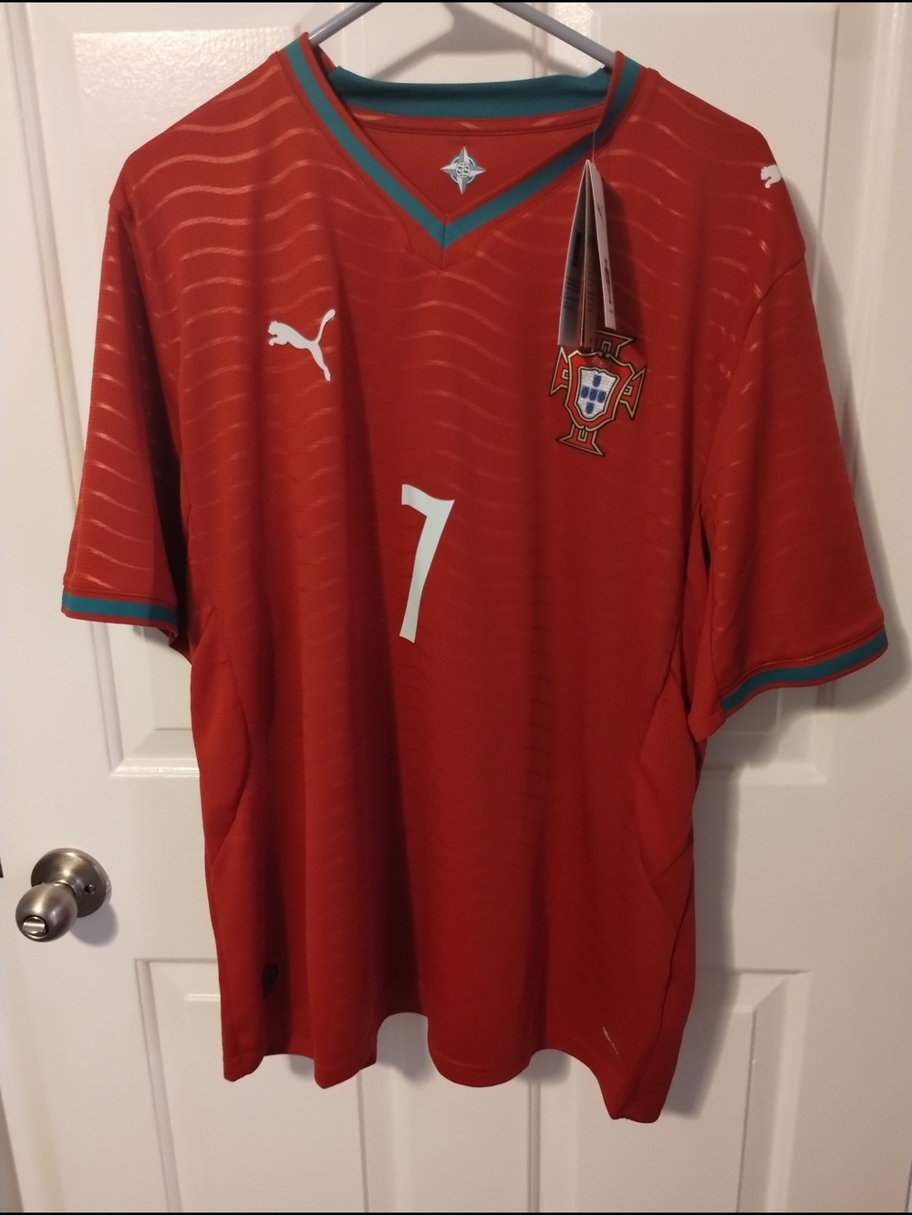 Puma Portugal Red #7 Men’s Soccer Jersey